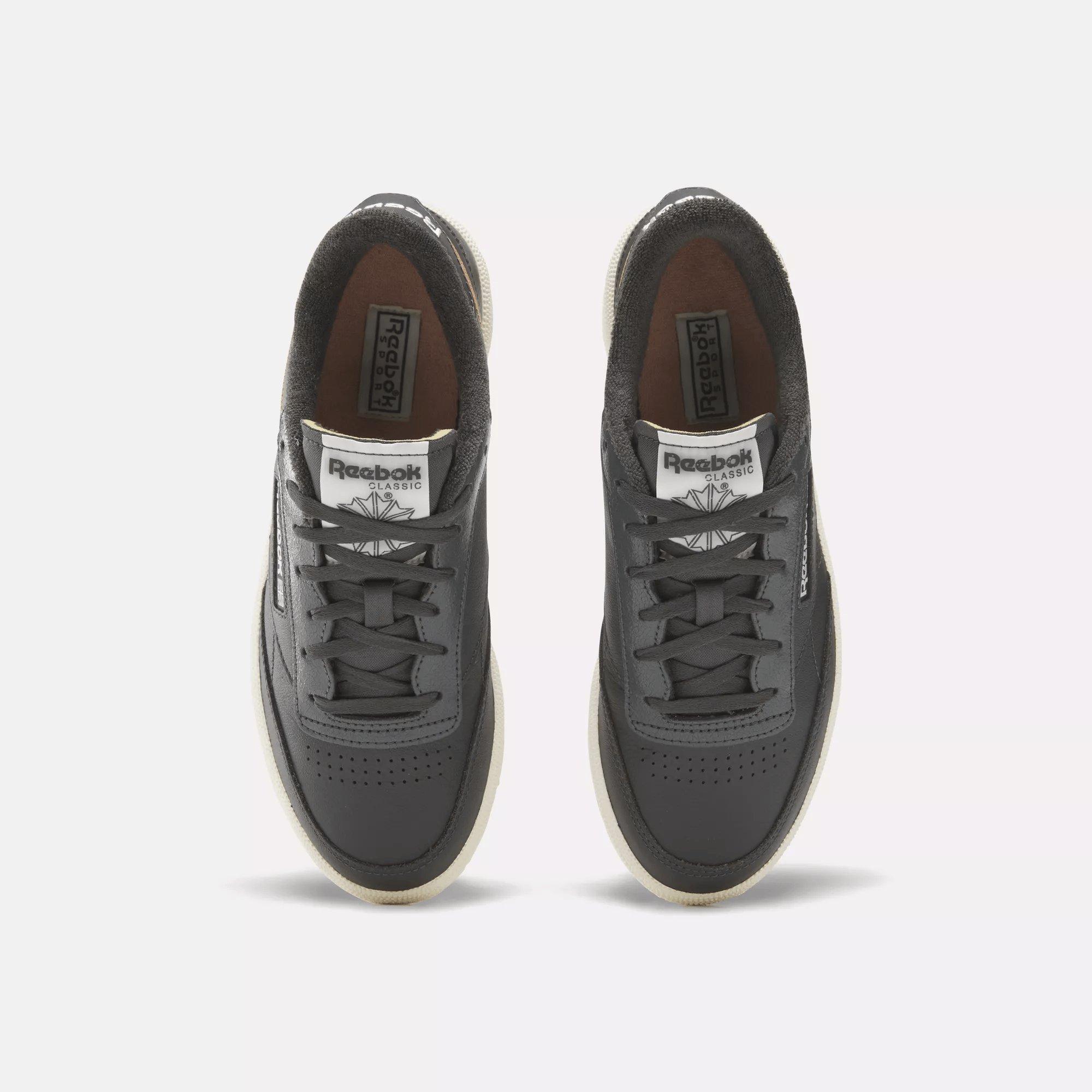 Women's Club C 85 Vintage Sneakers - Retro White Leather Tennis Shoes for Casual Wear & Street Style | Perfect for Walking, Gym, and Everyday Fashion