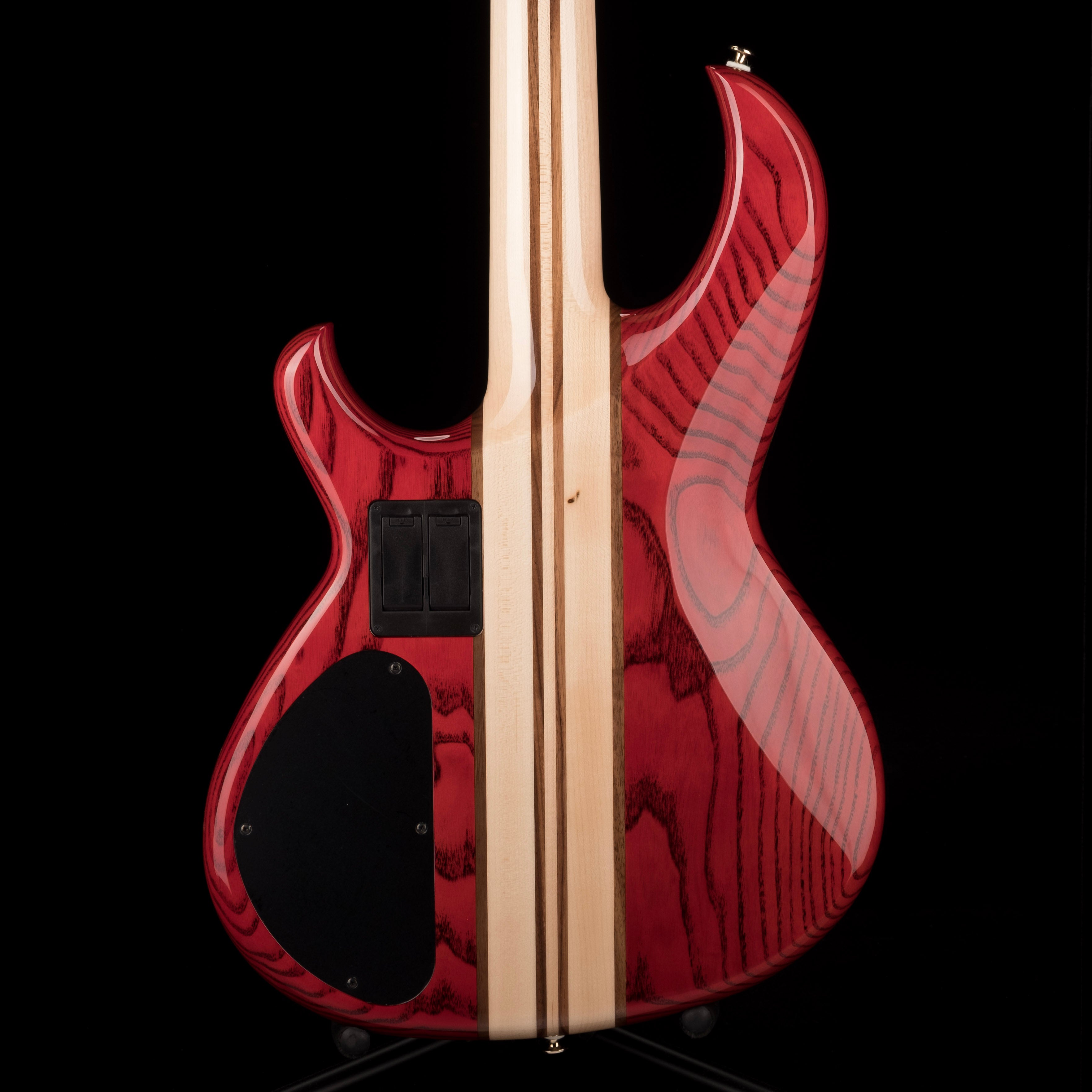 Aria Pro II SB 1000B Reissue 4-String Electric Bass Guitar - Made in Japan, Paduak Red Finish with Gig Bag - Perfect for Professional Musicians & Live Performances