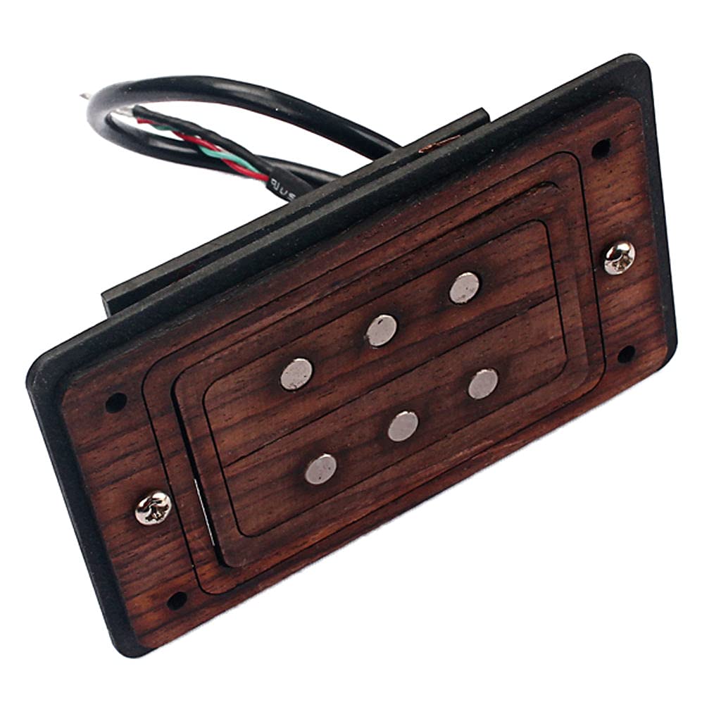 Handmade Wooden Cigar Box Guitar with Double Coil Pickup - Vintage Style Blues & Slide Guitar for Home Studio, Live Performances & Collectors