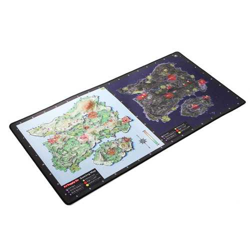 785x390mm Large Gaming Mouse Pad with Tactical Map Design for PUBG, Fortnite, CS:GO - Perfect for FPS, MOBA & Battle Royale Game Enthusiasts