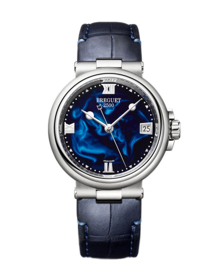 Breguet Marine Dame 9517 Women's Luxury Watch - 18K Rose Gold & Stainless Steel - Swiss Automatic Movement - Water Resistant - Perfect for Business, Gala & Special Occasions