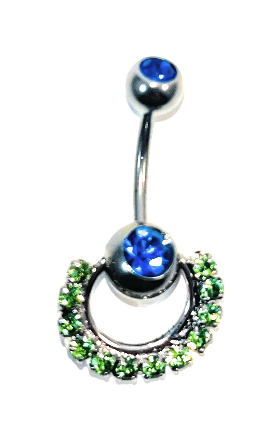 14g Belly Rings for Women - Stainless Steel Navel Piercing Jewelry - Perfect for Belly Button Rings, Summer Fashion & Body Piercing Accessories