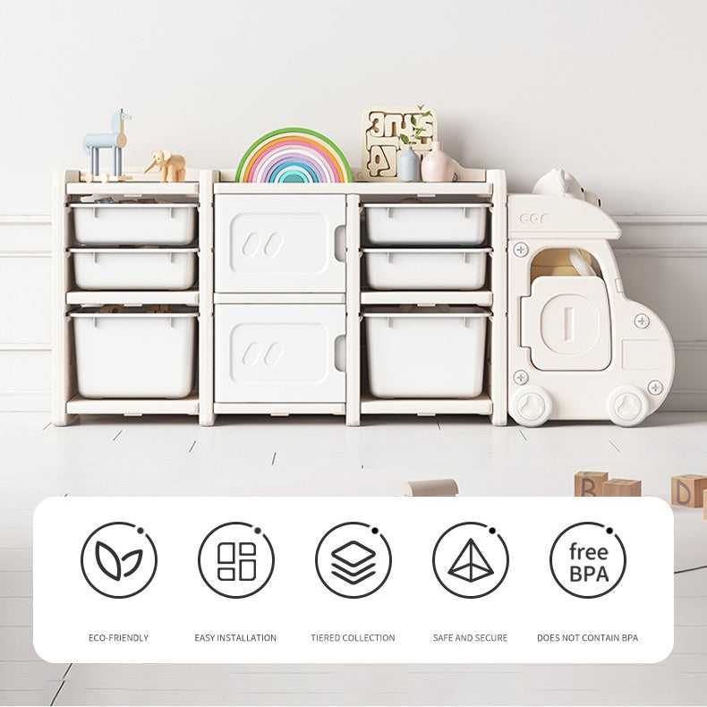 Kids Toy Storage Truck - Durable & Stylish Organizer for Playroom, Bedroom, and Nursery | Perfect for Storing Toys, Books, and Games