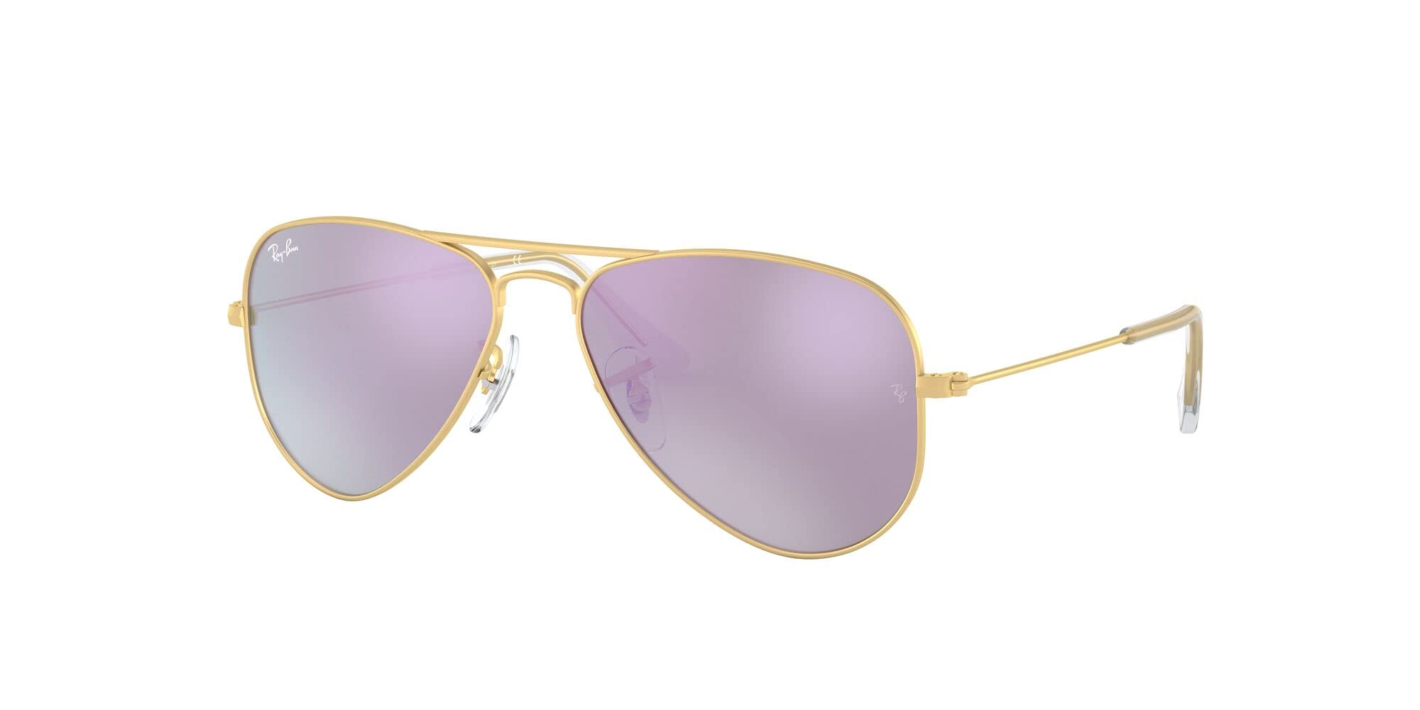 Ray-Ban RJ9506S Kids' Aviator Sunglasses - Metal Frame, UV Protection, Lightweight & Durable - Perfect for Outdoor Play, Beach, and Sports Activities