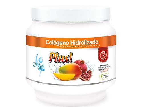 Hydrolyzed Collagen Powder with Hyaluronic Acid - Mango Pomegranate Flavor - Supports Skin, Hair & Joint Health - Great for Smoothies, Coffee & Post-Workout Recovery