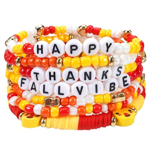 Thanksgiving Heishi Bracelets