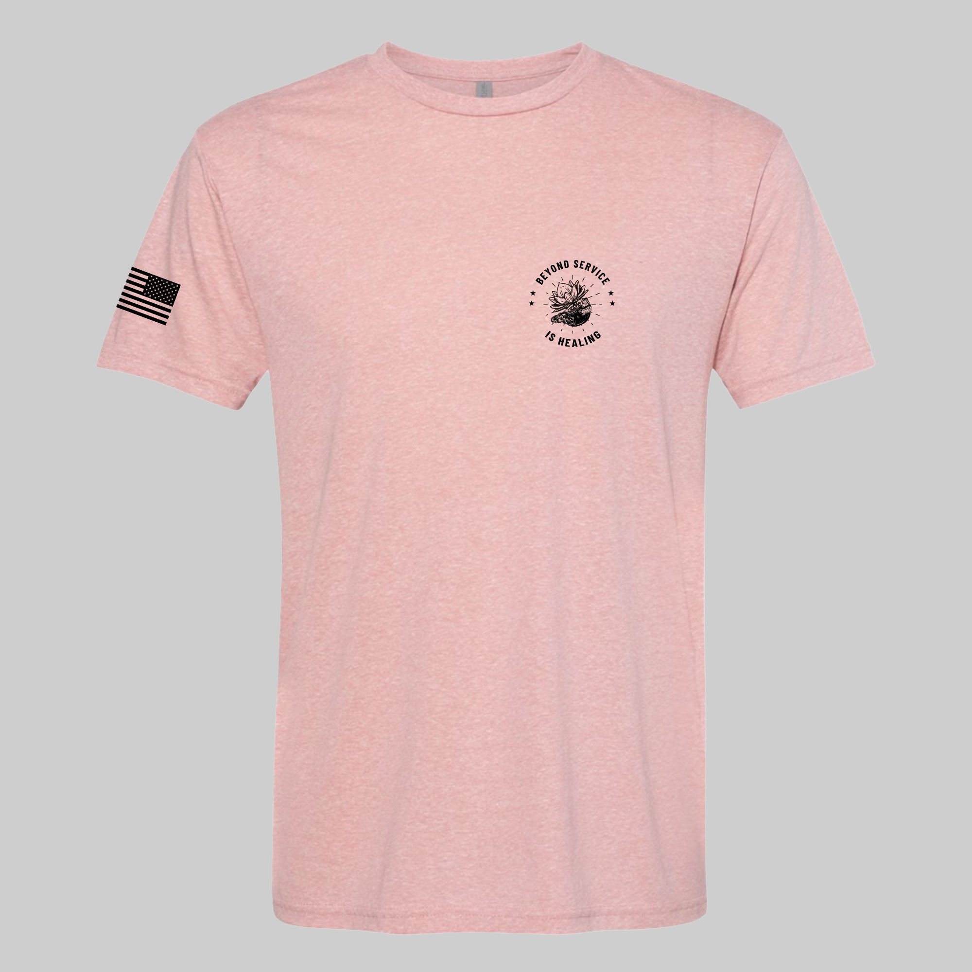 Healing Tee - Comfortable & Stylish Desert Pink T-Shirt for Relaxation & Self-Care | Perfect for Yoga, Meditation & Daily Wear
