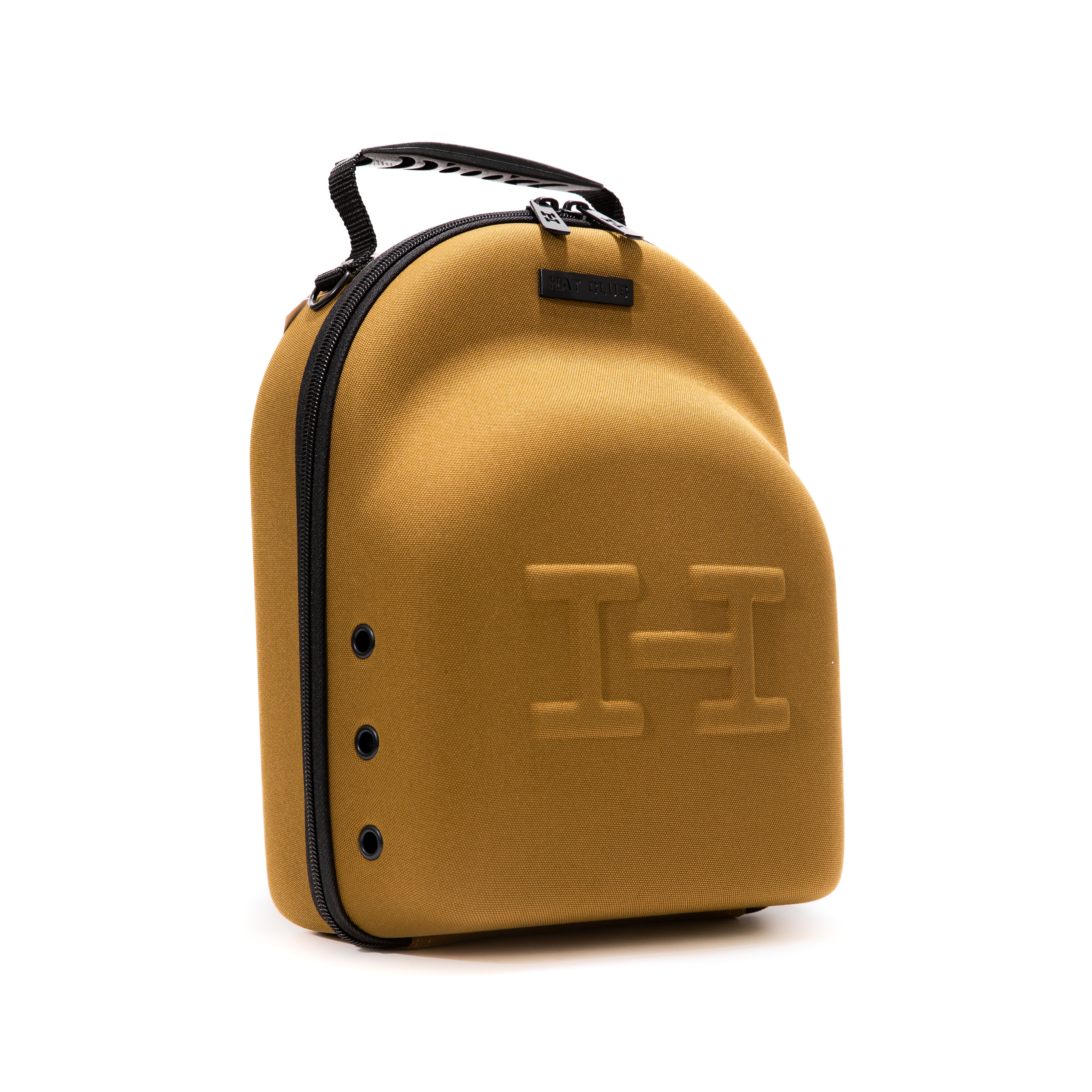 6-Piece Hat Club Hat Carrier in Brown - Perfect for Travel, Storage & Organizing Baseball Caps