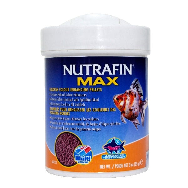 Nutrafin Max Goldfish Color Enhancing Pellets - Premium Fish Food for Vibrant Colors & Healthy Growth - Ideal for Goldfish Tanks & Aquariums