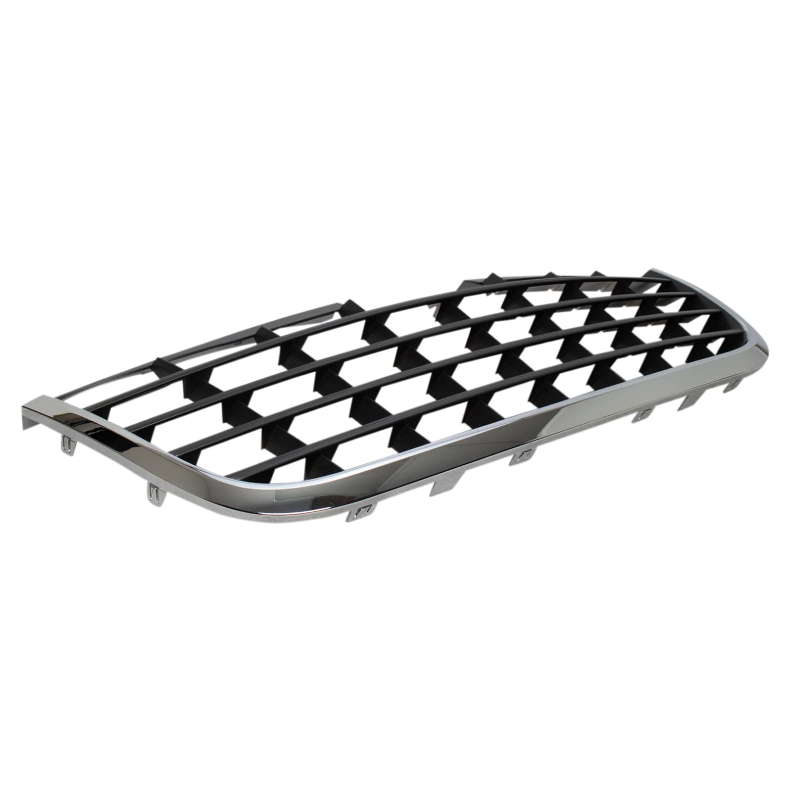 Chrome & Dark Gray Front Grille Replacement for 2008-2010 Chrysler Town & Country - CH1200322 | Perfect Fit & Durable Upgrade for Minivans | Enhances Vehicle Appearance & Style