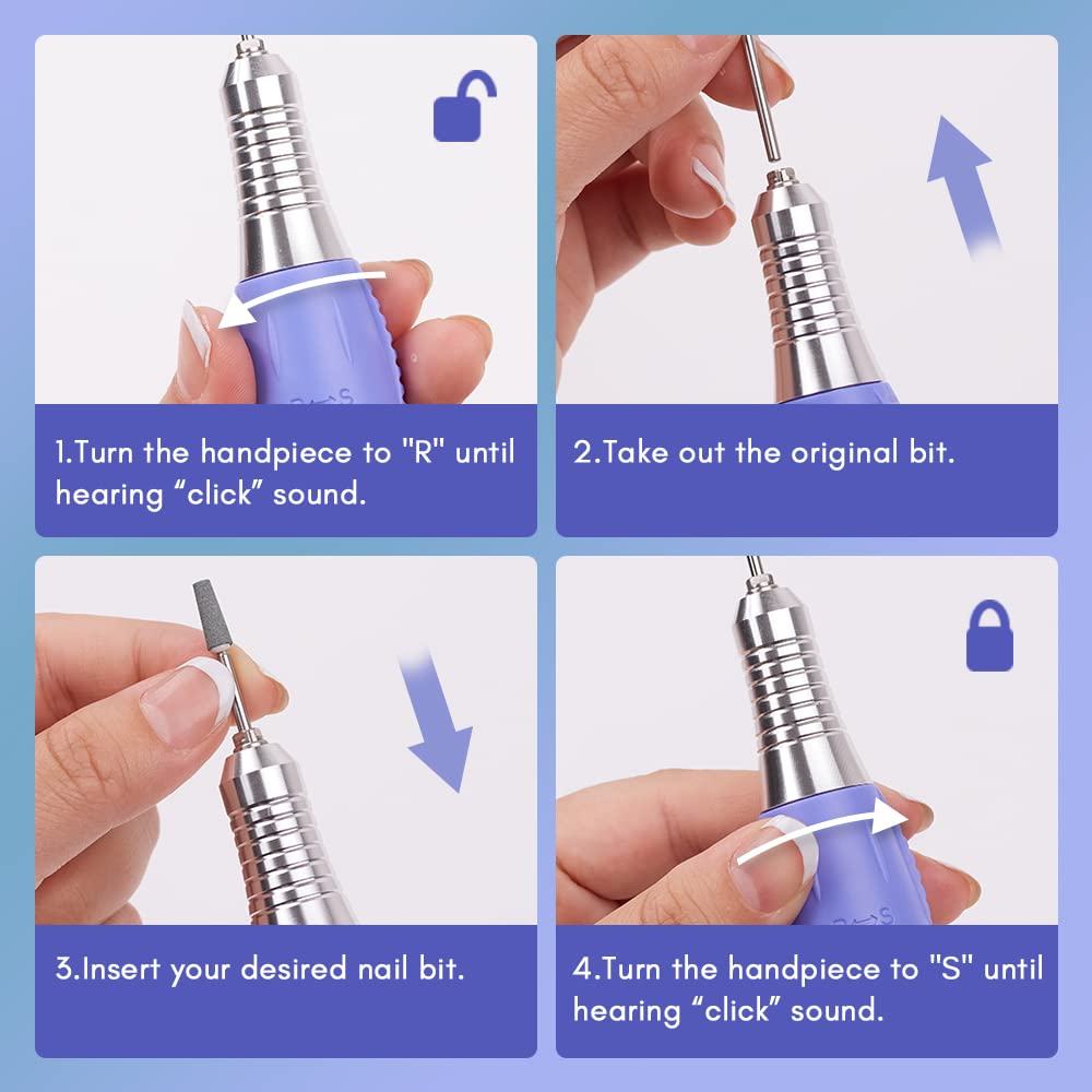**Makartt Professional Electric Nail Drill & File JD700 - 30000 RPM High-Speed Manicure Tool for Acrylic Nails, Dip Powder, Gel Polish - Perfect for Salon & Home Nail Care**    *(Use Case: Ideal for professional nail technicians, DIY manicures, acrylic nail application, dip powder systems, and gel polish removal.)*