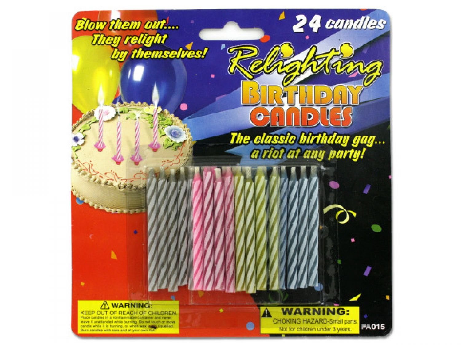Bulk Buy Relighting Birthday Candles - 72 Pack of Magic Trick Candles for Parties, Cakes & Celebrations | Reusable Flame Candles for Birthdays, Weddings & Special Events