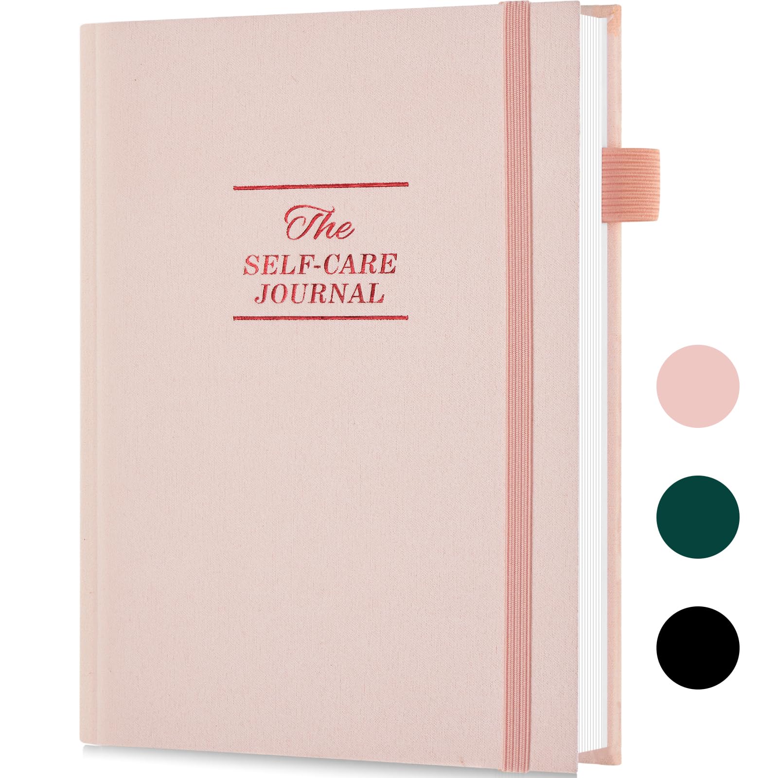 Self-Care Journal for Women - Wellness & Gratitude Notebook with Mood Tracker, Daily Reflection Planner for Mental Health - A5 Pink - Perfect for Mindfulness Practice, Therapy Sessions & Personal Growth