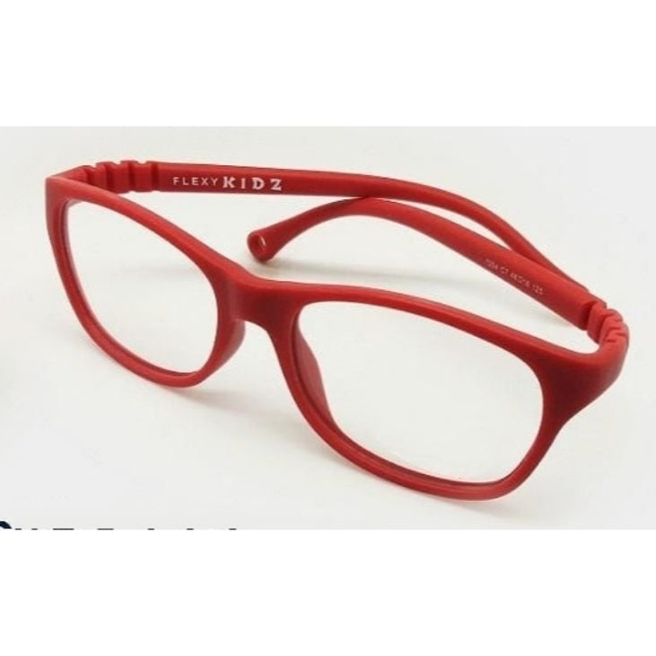 Trendy Kids Flexible Blue Light Blocking Glasses for Boys & Girls - Anti-Eye Strain Computer Glasses for Online Classes & Gaming (Model 1254)