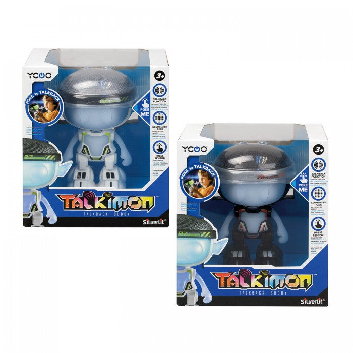 Silverlit Ycoo Talkimon Interactive Talking Robot - Smart AI Companion for Kids, Fun Educational Toy for Learning & Play - Perfect for Home, Classroom & Gift Giving
