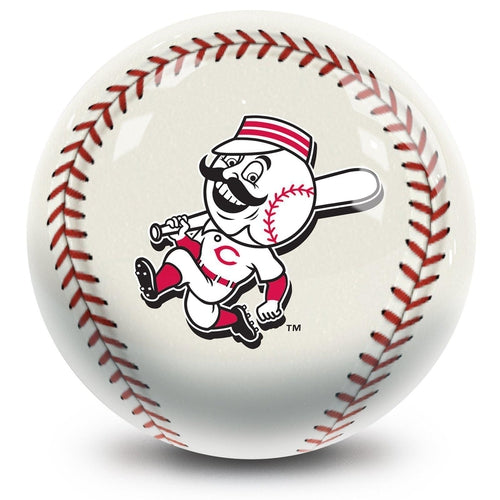 Official MLB Cincinnati Reds Bowling Ball - Professional Baseball Team Design for Bowling Enthusiasts - Perfect for Sports Fans, Gifts, and League Play