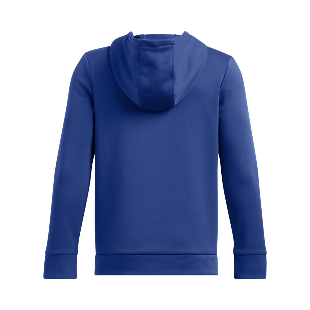 Under Armour Boys' Youth Fleece Mega Logo Hoodie - Warm & Comfortable Pullover for Kids - Perfect for School, Sports & Outdoor Activities