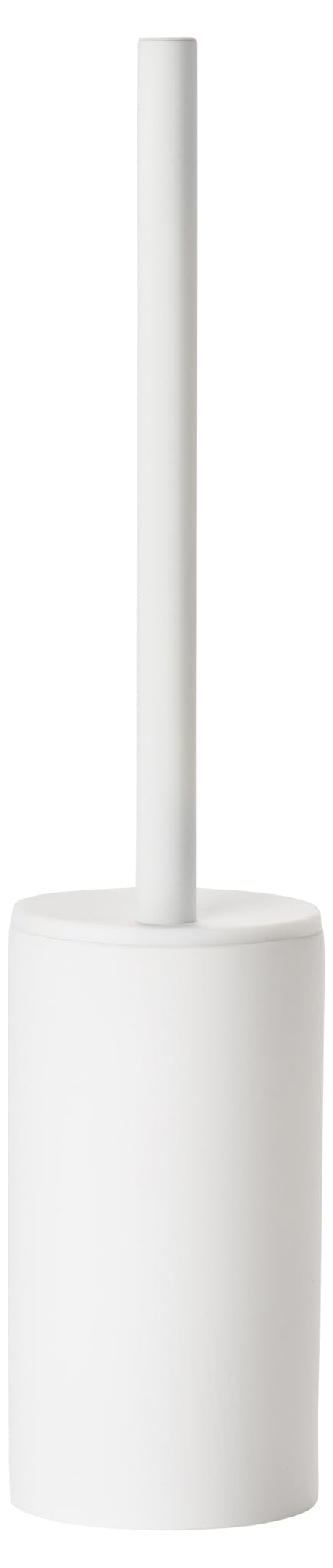Zone Solo 330241 White Toilet Brush - 17.7 Inch (44.8cm) Height, 3.3 Inch (8.4cm) Diameter - Durable Bathroom Cleaning Tool for Toilets, Sinks & Tubs - Perfect for Home, Office & RV Use