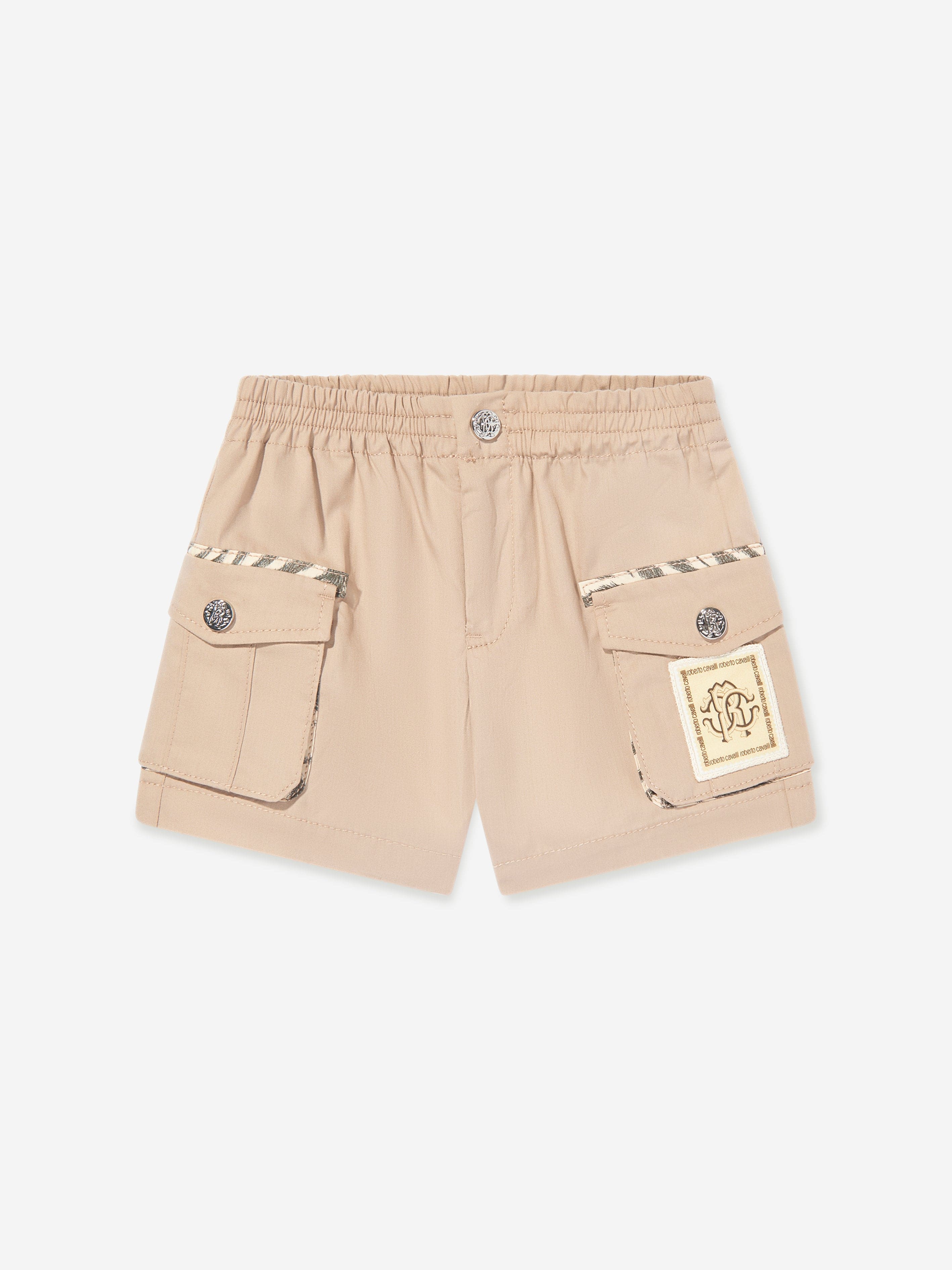 Boys' Cargo Shorts for Toddlers - Beige Casual Summer Shorts | Playtime, Outdoor Adventures & Everyday Wear