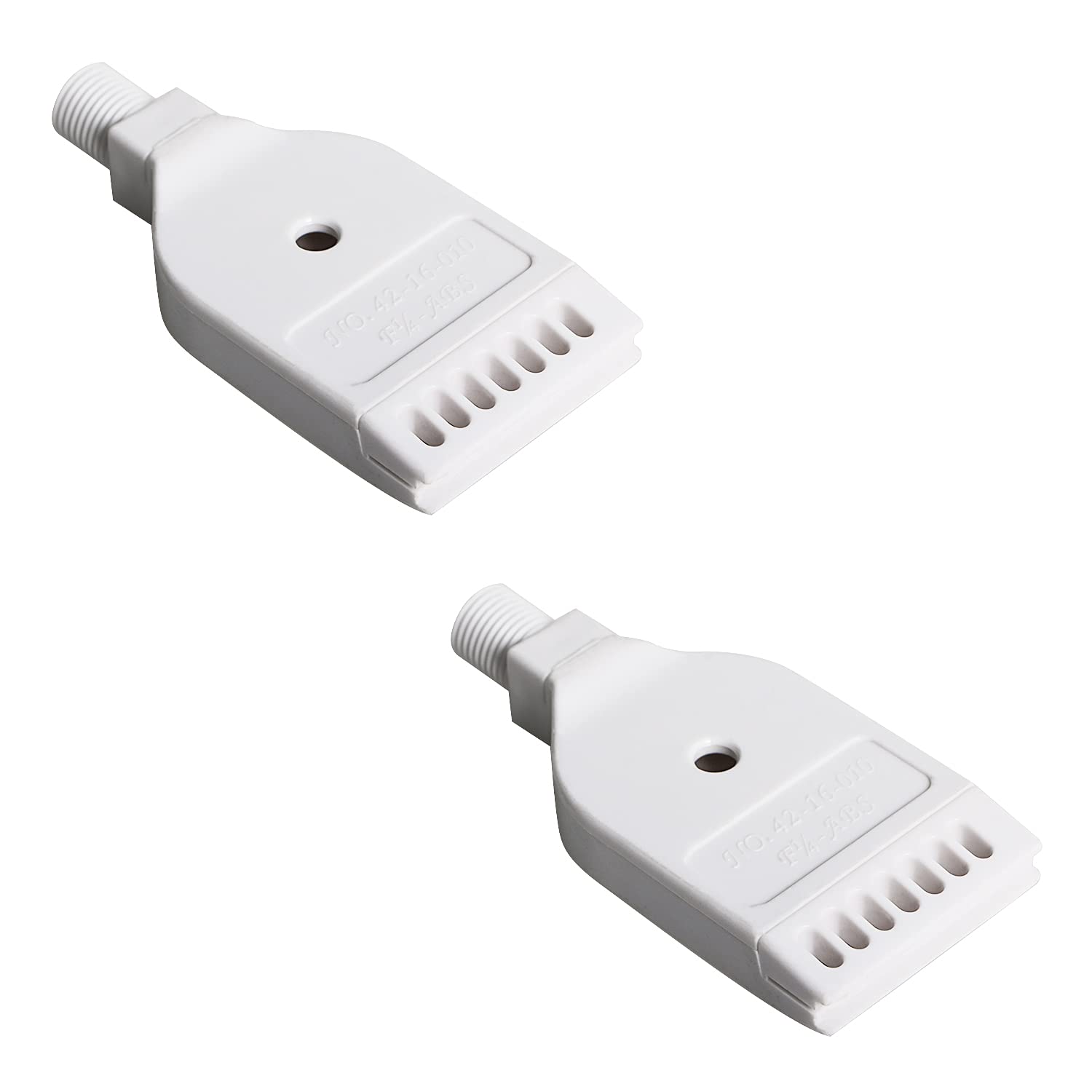 Aopin G1/4 Male ABS Flat Air Nozzle - High Pressure Dust Blower & Air Drying Tool (2 Pack) - Perfect for Workshop Cleaning, PC Dust Removal & Industrial Air Blowing