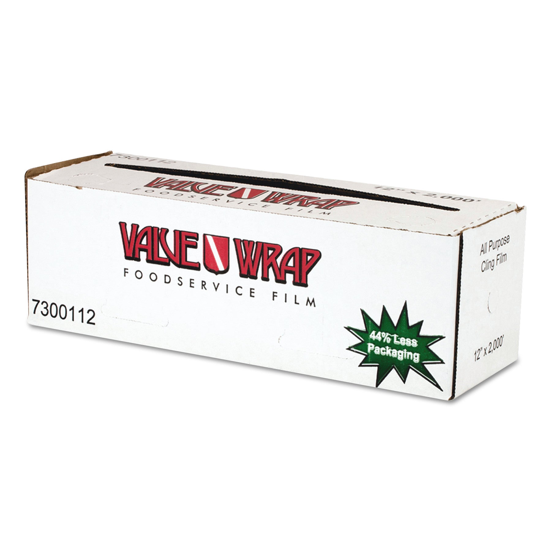 Anchor Packaging Valuewrap Foodservice Film - 12 Rolls x 2,000 Ft - Commercial-Grade Plastic Wrap for Restaurants, Catering & Bulk Food Storage