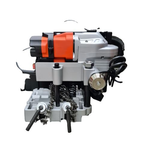 AGP 230V Chain Pipe Hole Cutting Drill - HC127 Model for Metalworking, Plumbing, and HVAC Installation