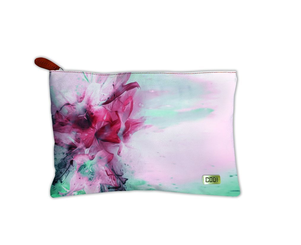 Stylish Paper Airplane Design Cosmetic Bag - Waterproof Makeup Pouch with Zipper for Travel, Stationery, Money & Jewelry Storage | Perfect Travel Organizer, Gift Idea for Women & Teens