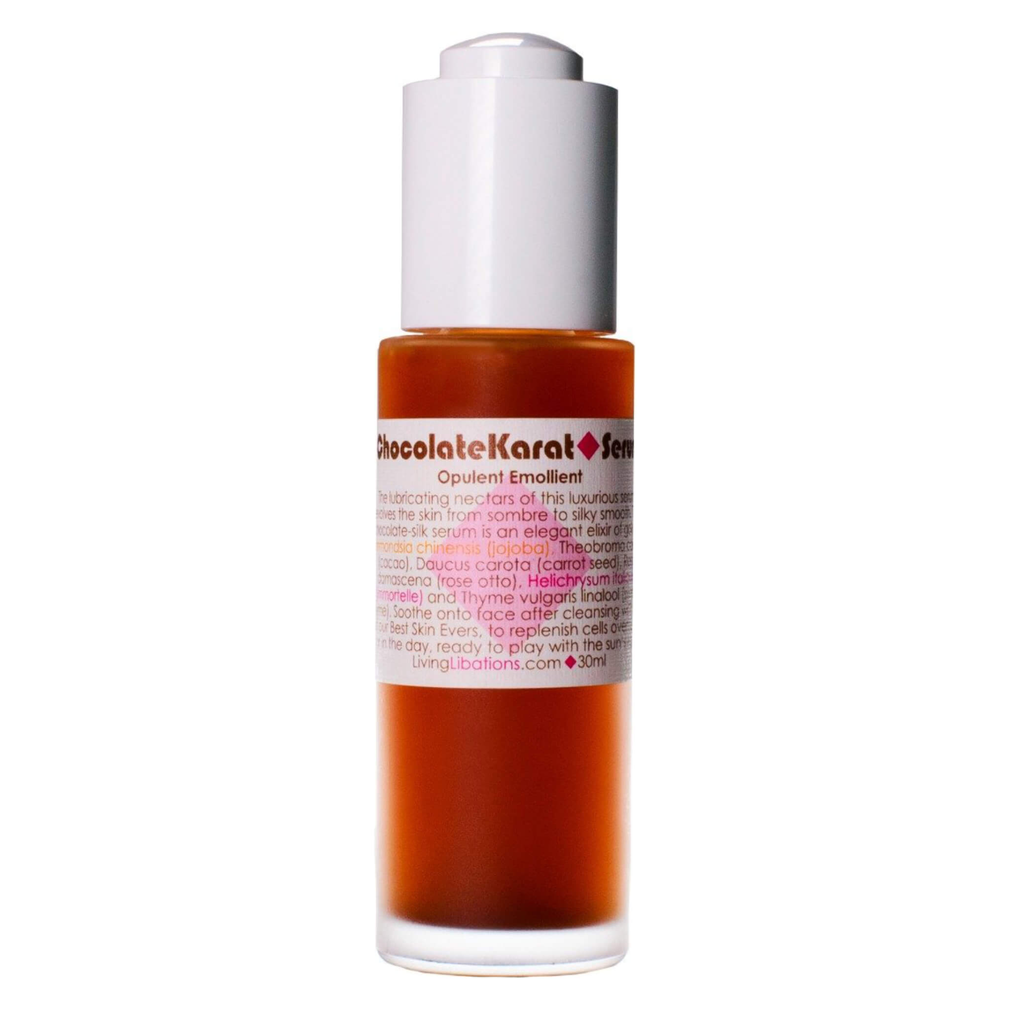 24K Gold Chocolate Anti-Aging Face Serum for Glowing Skin - Hydrating & Brightening Treatment for Day & Night Use