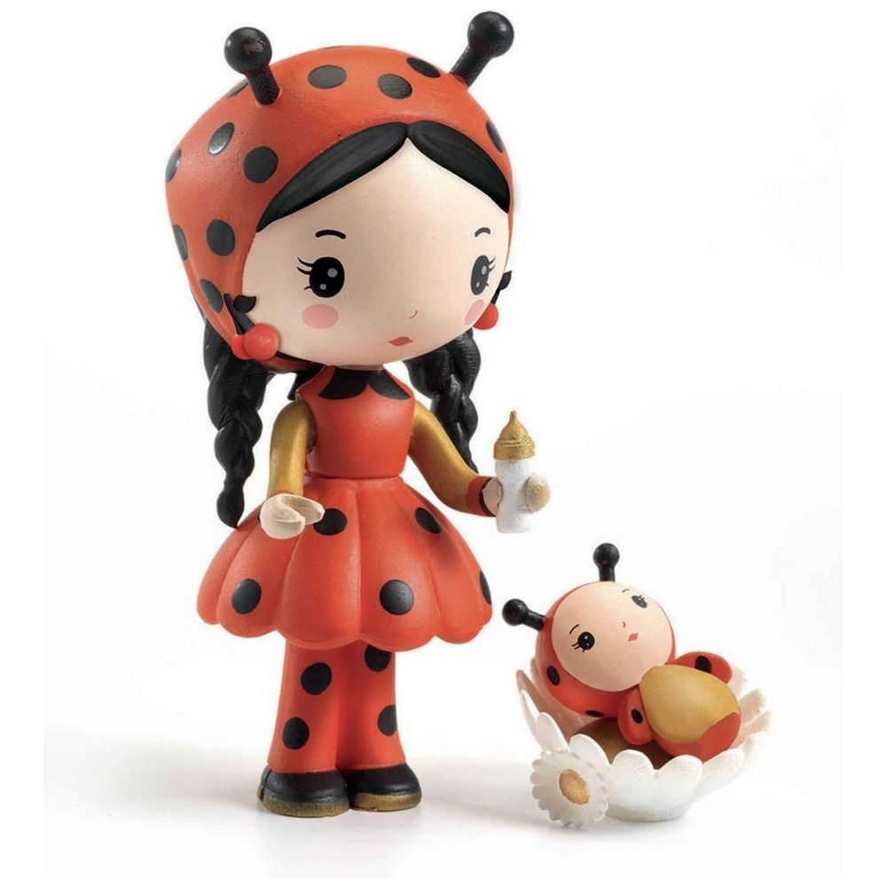 Djeco Tinyly Coco & Minico - Adorable Miniature Figurine Set for Kids' Pretend Play & Collectibles | Perfect for Dollhouses, Party Favors & Creative Storytelling