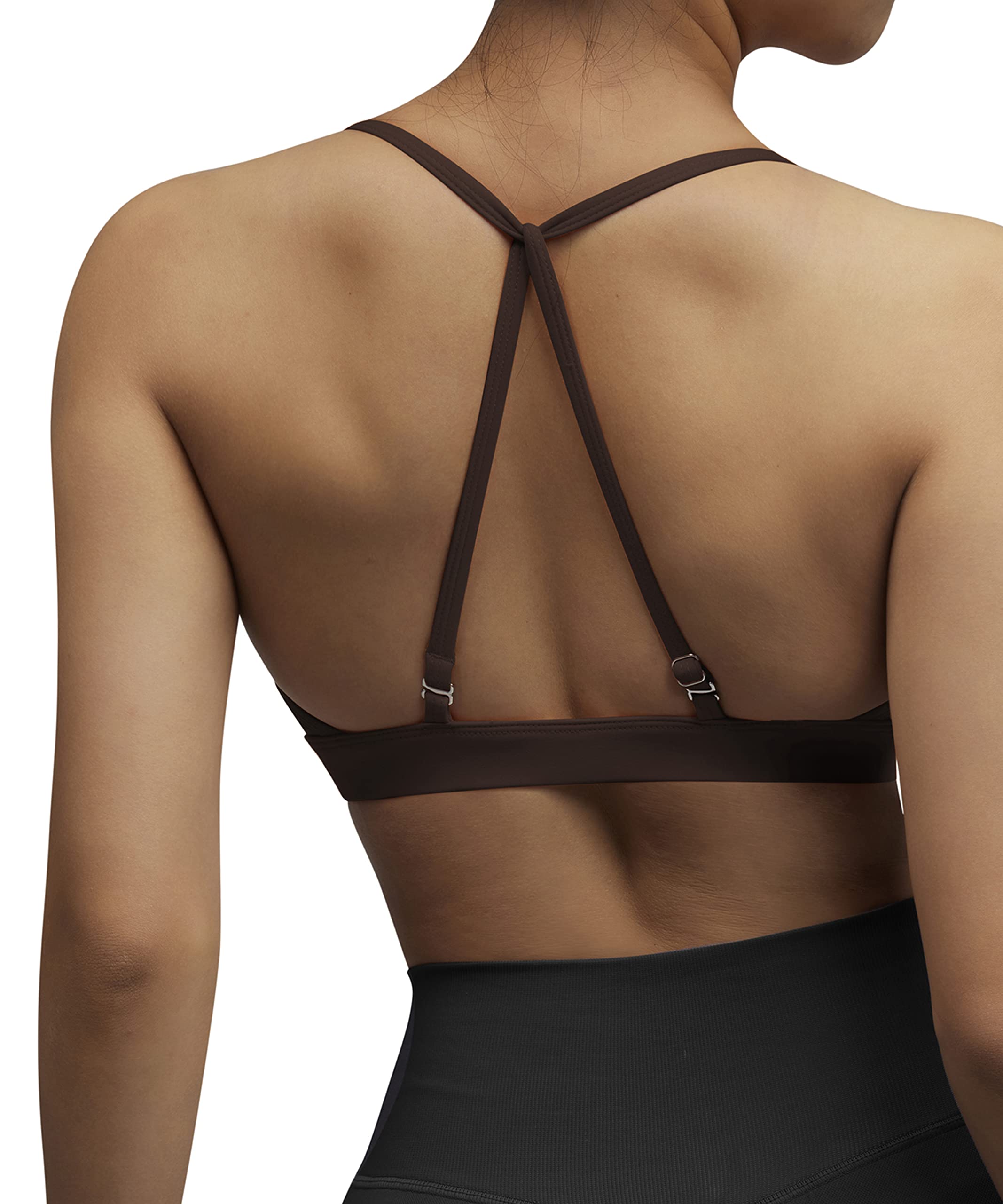 DOULAFASS Women's Sports Bras - Cross Back Padded Workout Yoga Bra for Running, Fitness & Gym - Breathable High Support Activewear Top for Yoga, Pilates & High-Intensity Training