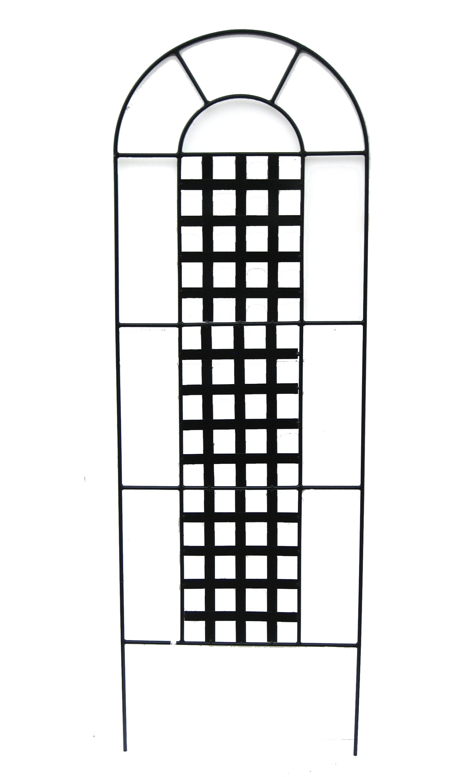 6FT Napoli Garden Trellis for Climbing Plants - Rustproof Metal Plant Support for Outdoor Vine Training, Flowers & Vegetable Gardens - Perfect for Roses, Cucumbers & Grapevines