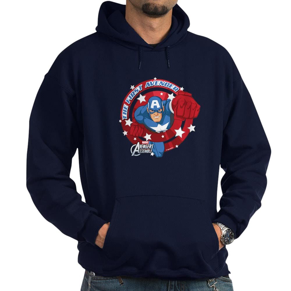 Captain America: The First Avenger Sweatshirt | Marvel Superhero Hoodie | Men's & Women's Pullover | Casual Wear & Cosplay Costume