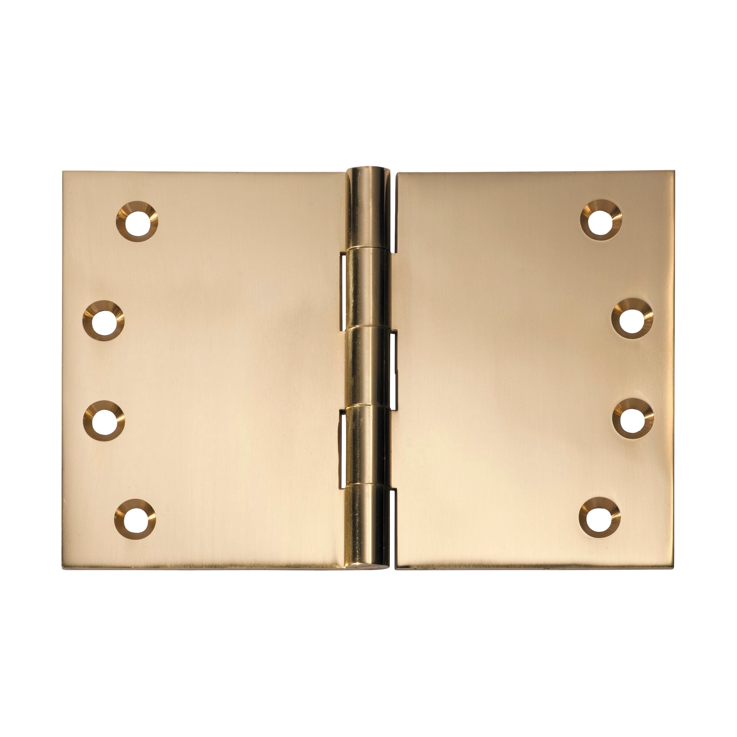 2491 Hinge Broad Butt Polished Brass 4