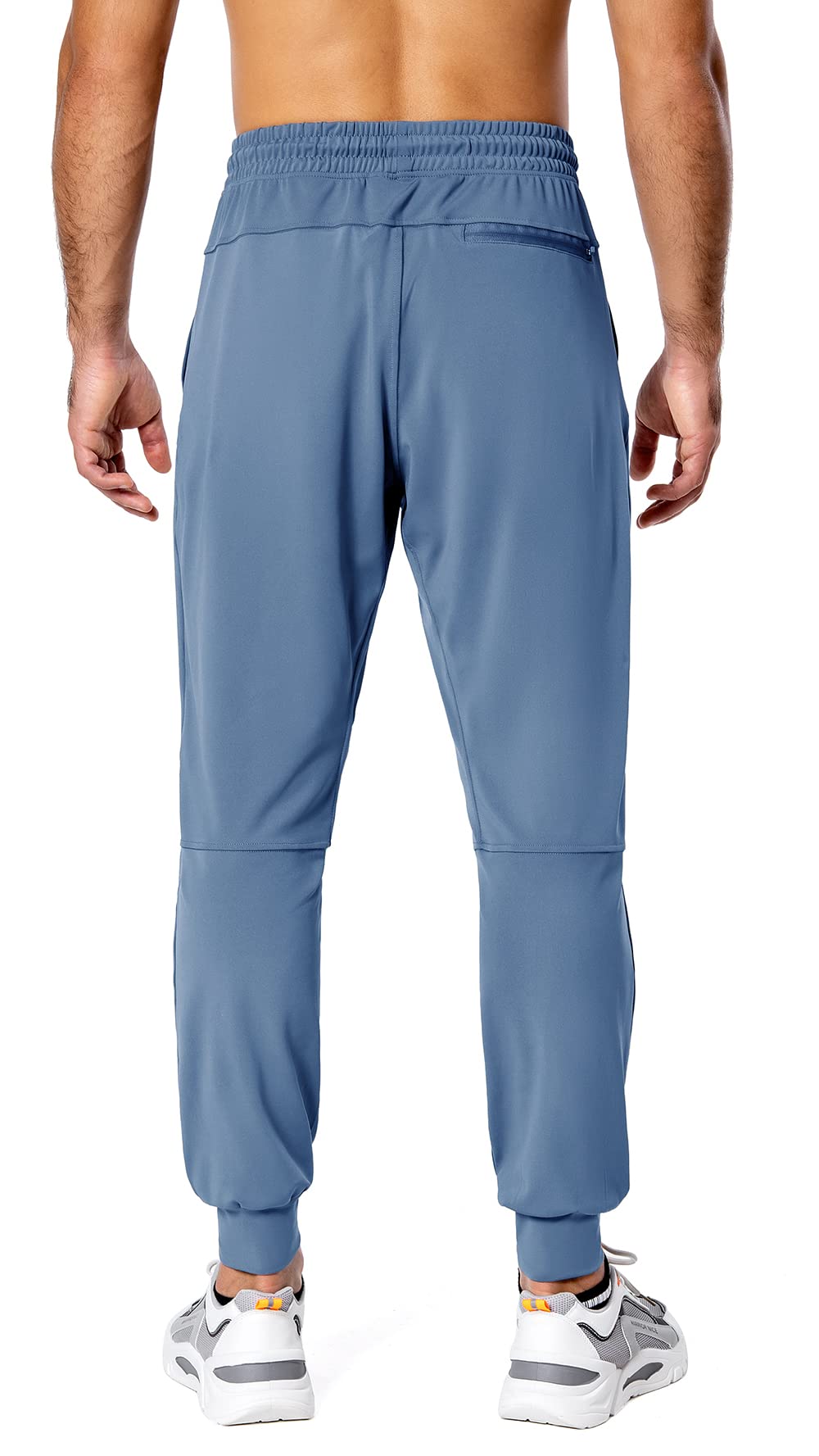 Men's Lightweight Sweatpants with Zipper Pockets - Tapered Joggers for Workout, Running & Training | Comfortable Athletic Track Pants for Gym, Lounge & Outdoor Activities
