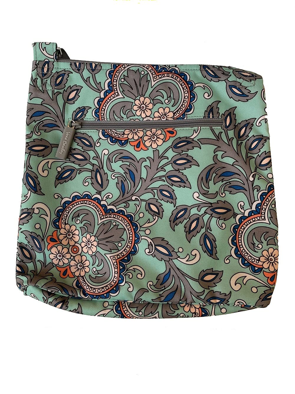 Vera Bradley Women's Lightweight Hipster Crossbody Bag - Fan Flowers Print, Stylish & Compact Purse for Everyday Use, Travel, and Shopping