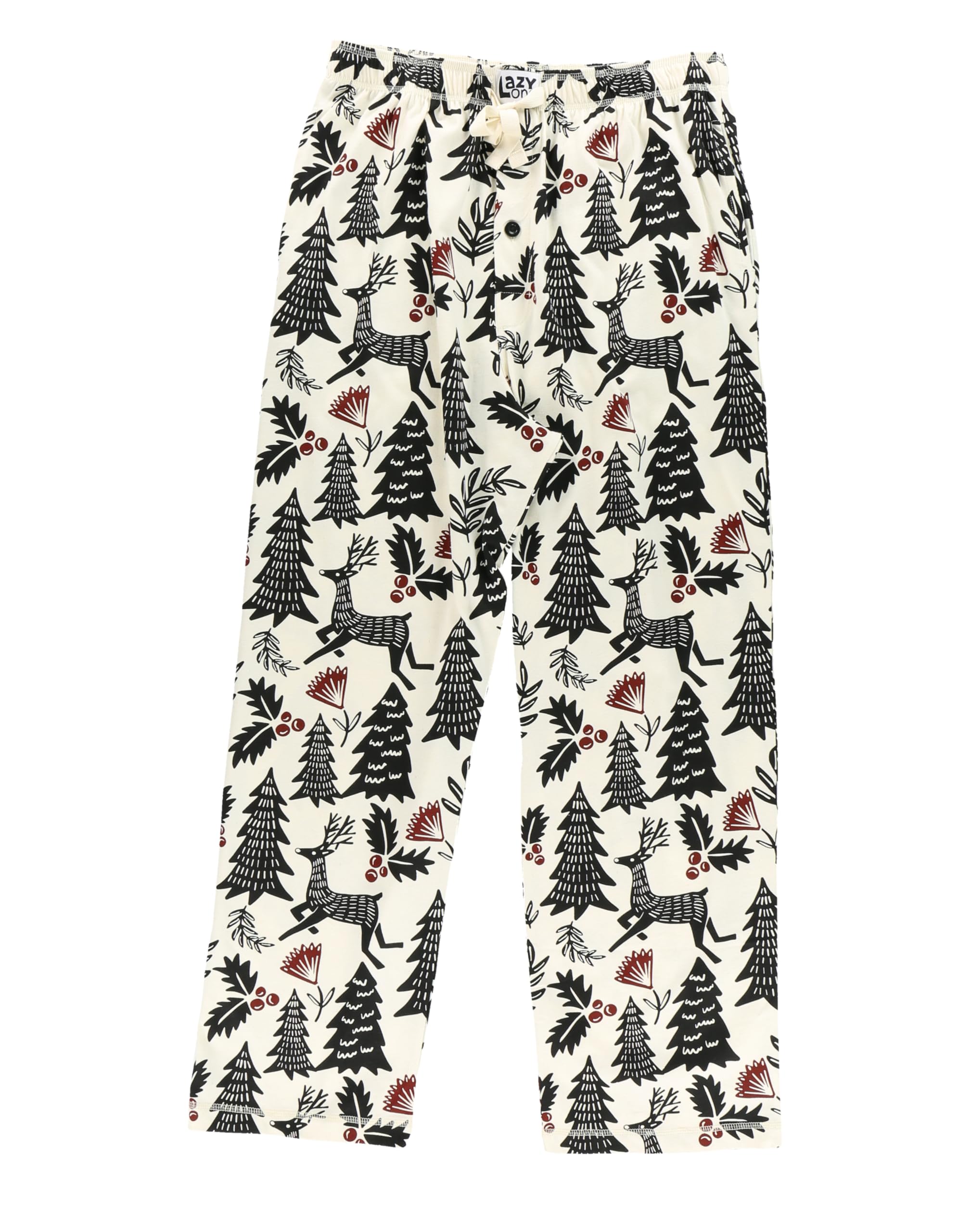 Men's Animal Print Pajama Pants - Soft Lounge Pants for Sleep & Relaxation - Lazy One Comfortable Separate Bottoms - Perfect for Home, Lounging & Gift Giving