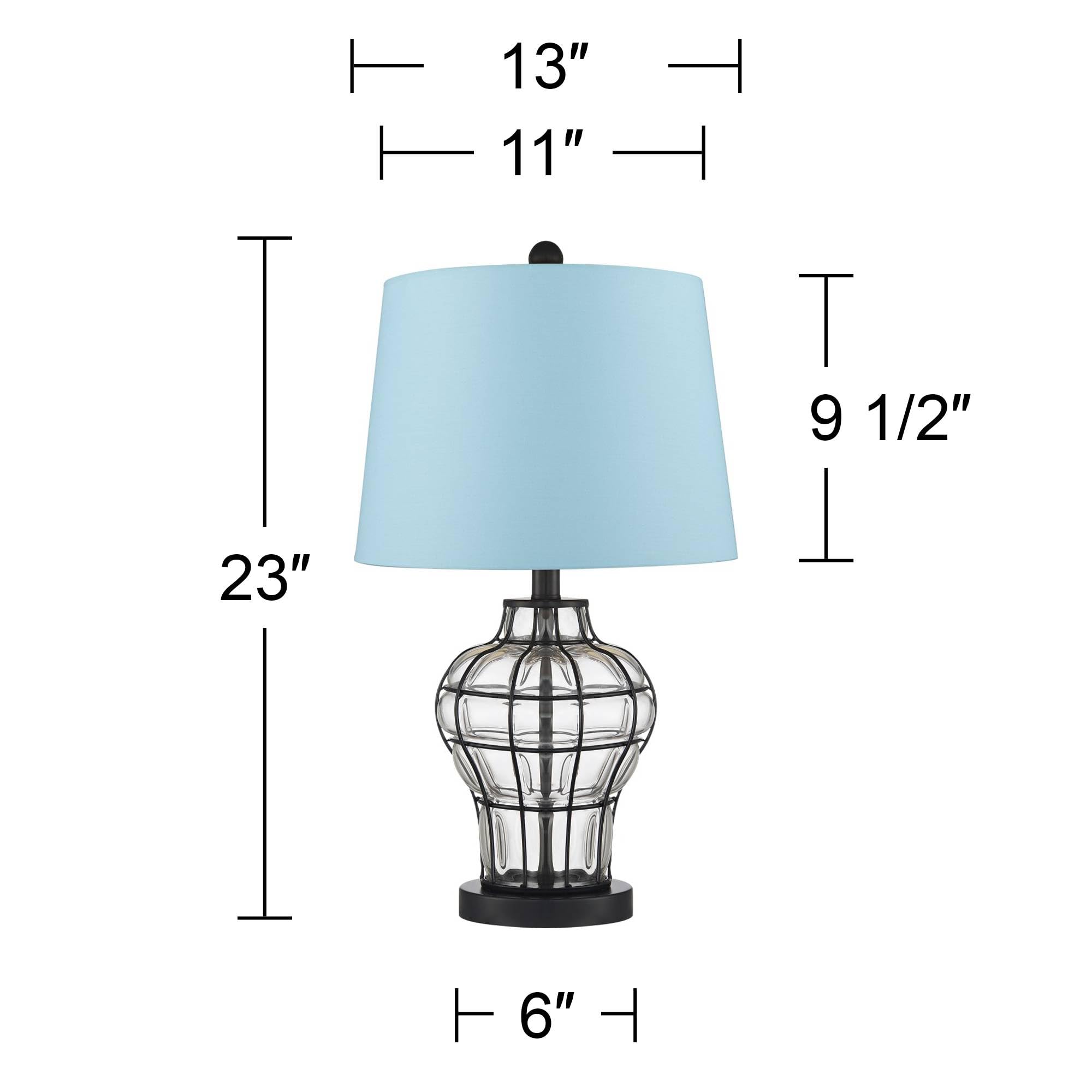 360 Lighting Hudson Rustic Coastal Table Lamps - Set of 2, 23