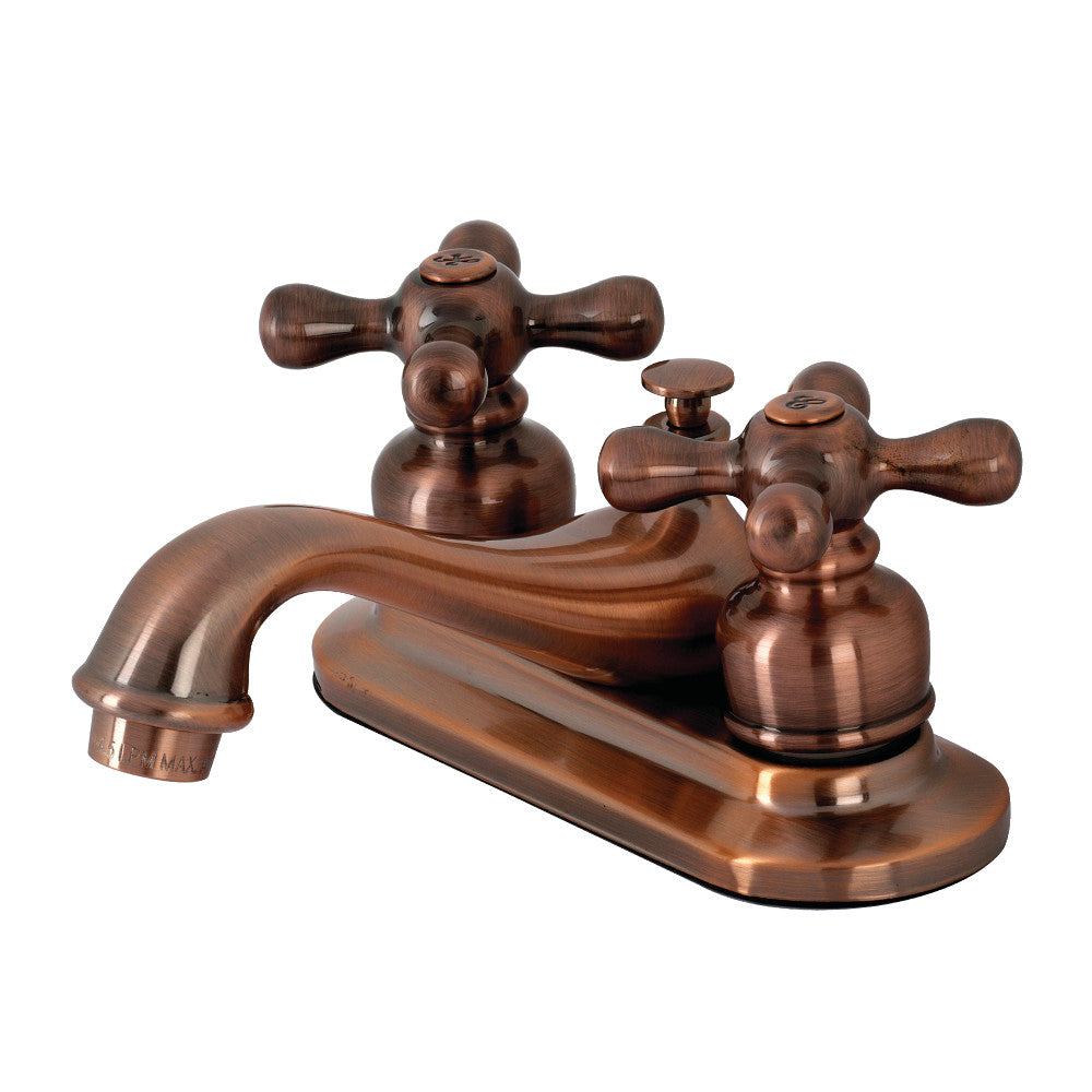 Kingston Brass KB608AX Restoration 4-Inch Centerset Bathroom Faucet - Chrome Finish for Vanity Sinks - Perfect for Bathroom Remodeling and Home Upgrades