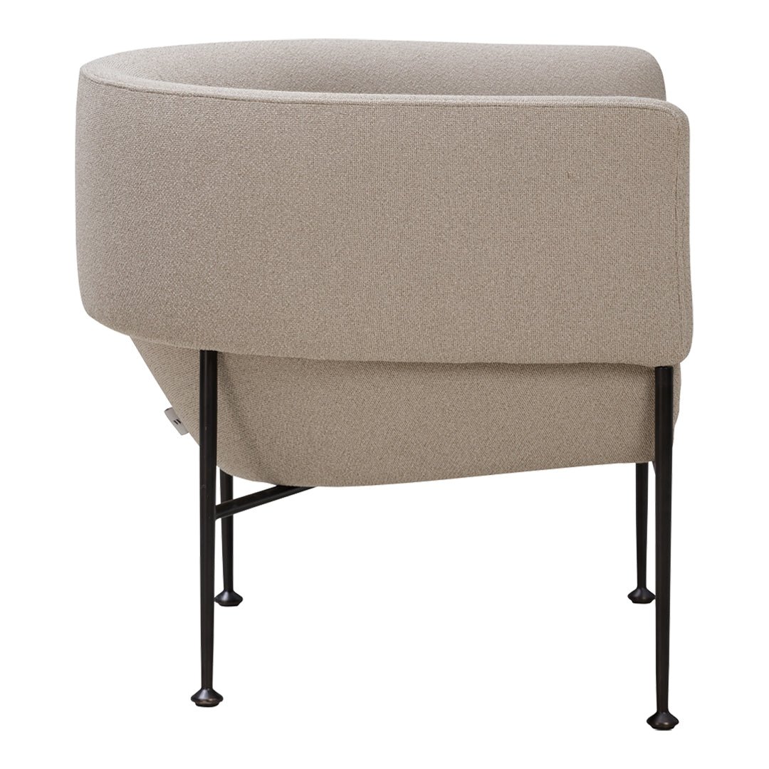 Modern Accent Chair - Mid Century Lounge Chair with Wooden Legs for Living Room, Bedroom, or Office - Comfortable Reading Chair with Soft Cushions and Ergonomic Design - Perfect for Relaxing, Napping, or Working from Home