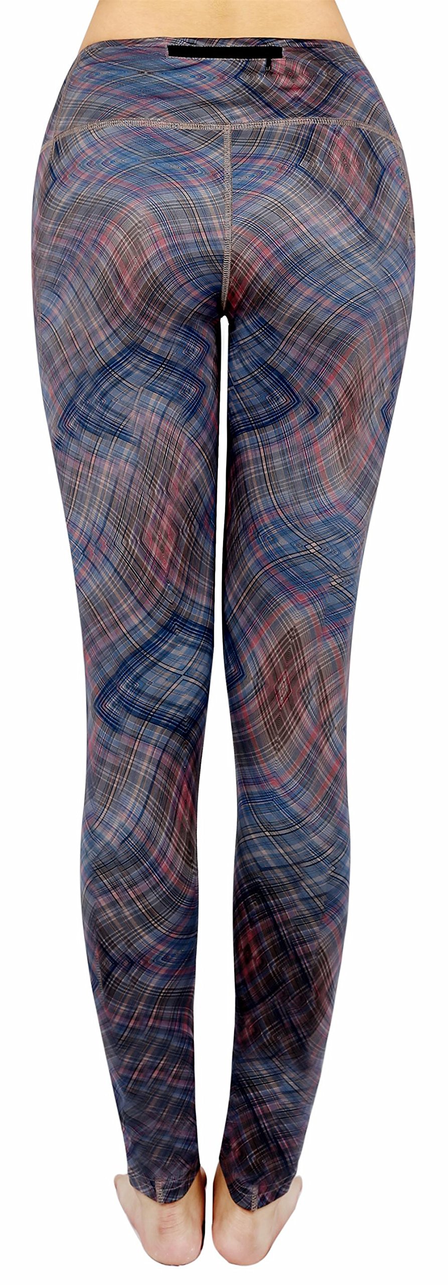Munvot Women's High Waisted Yoga Pants with Side Pockets - Workout Leggings for Gym, Running & Yoga - Stretchy Tights Fits 5.5