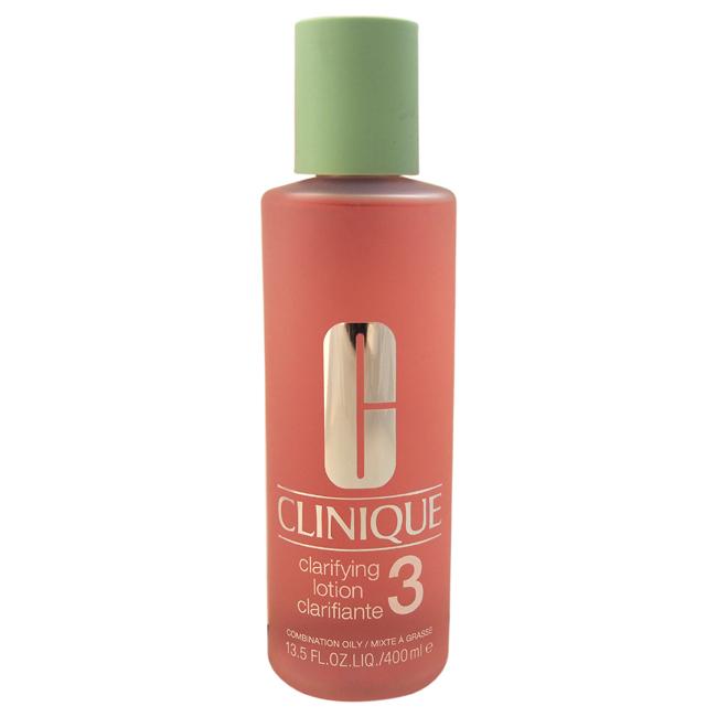 Clinique Clarifying Lotion 3 for Unisex - 13.4 oz Alcohol-Free Exfoliating Toner for Oily & Combination Skin - Perfect for Daily Skincare Routine & Acne Treatment