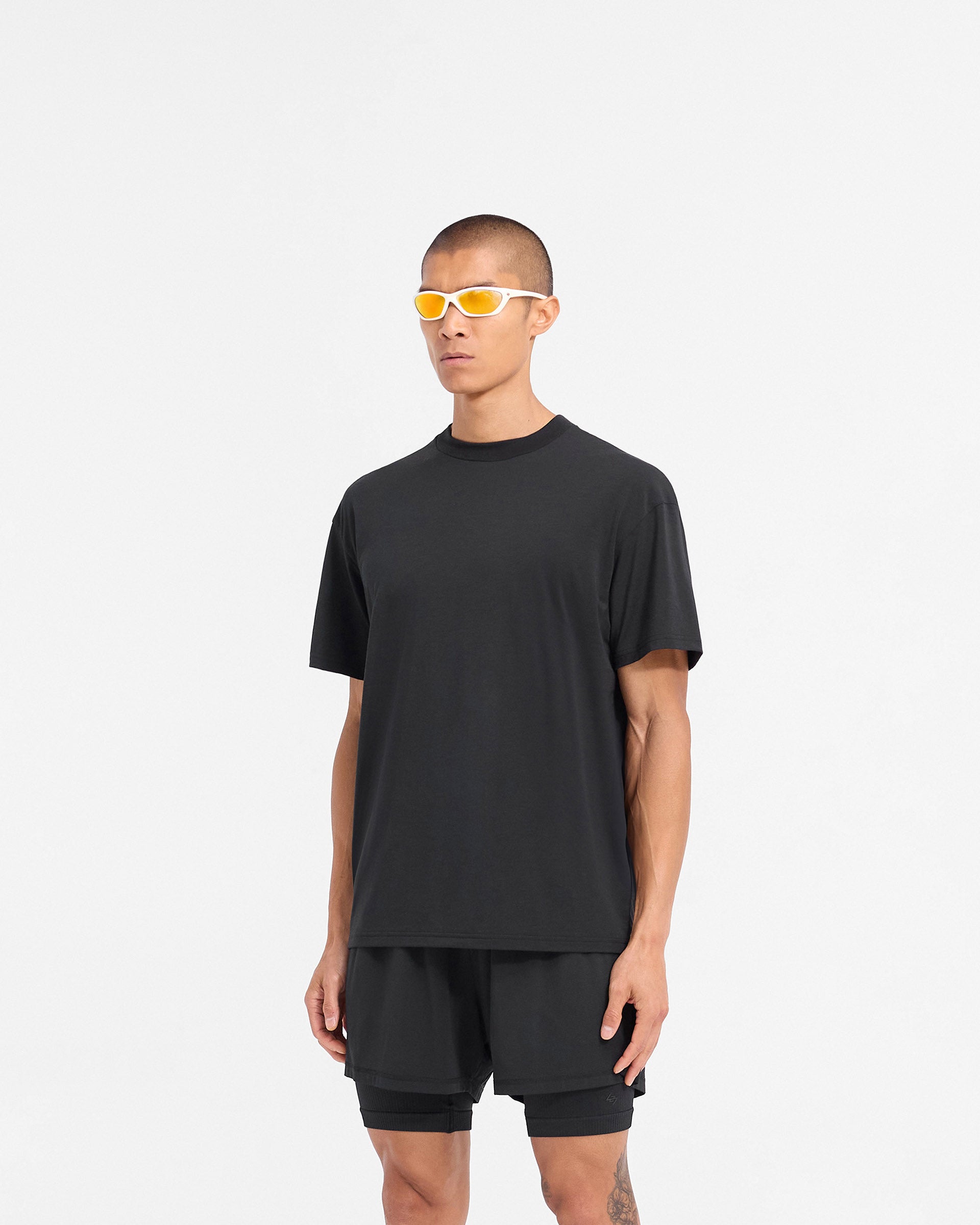 247 DNA Oversized T-Shirt for Men & Women - Soft Cotton Streetwear Tee - Black - Perfect for Casual Wear, Street Style & Loungewear