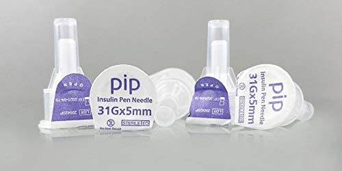 Pip Universal Needles for Type A Pen Needles & Medication Pens - Secure, Seamless Insulin Injection Experience - Perfect for Diabetes Care & Travel Use