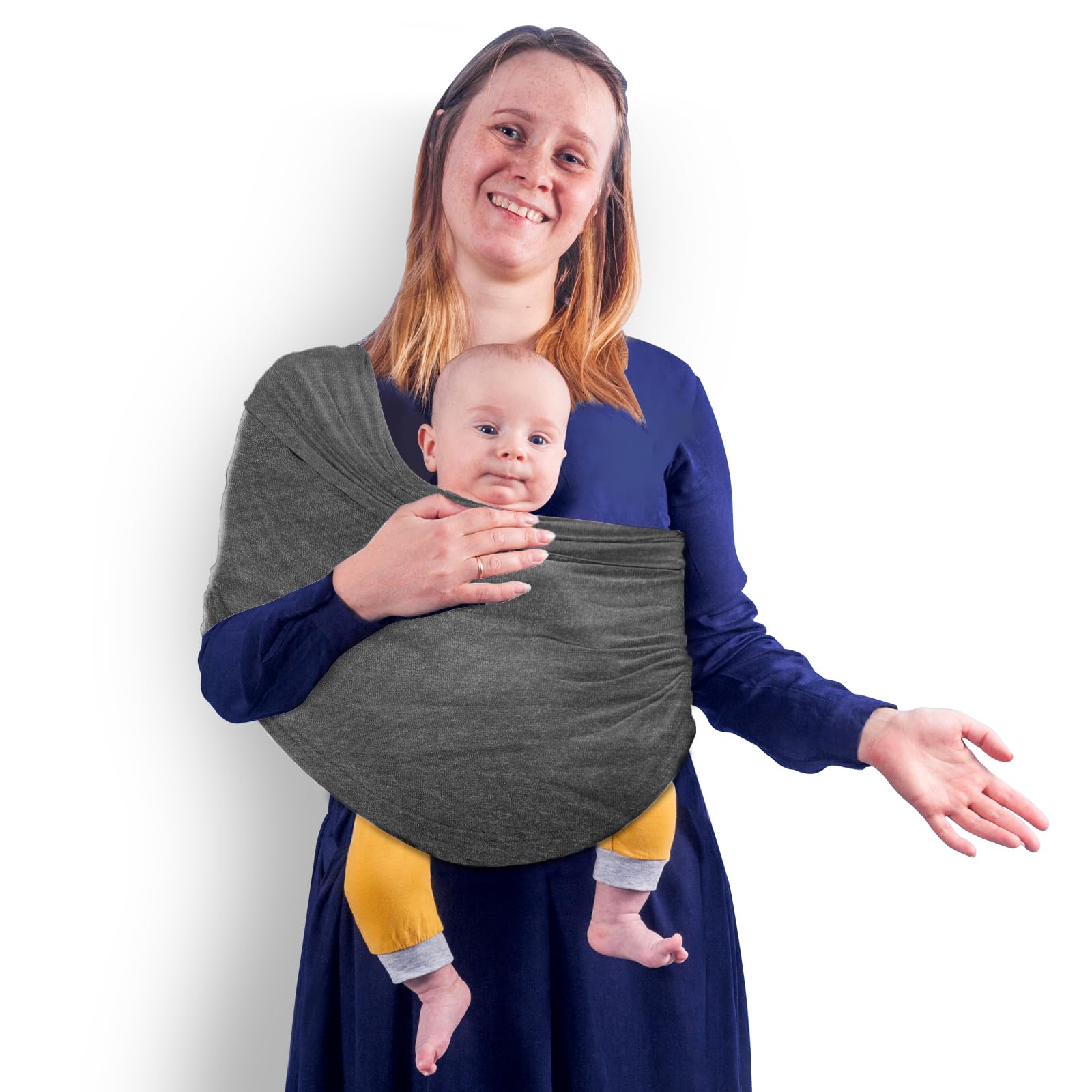 Best Baby Wrap Carrier - Lightweight & Ultra Soft Unisex Sling for Newborns & Toddlers | Hands-Free Infant Carrier for Parenting, Shopping & Outdoor Activities