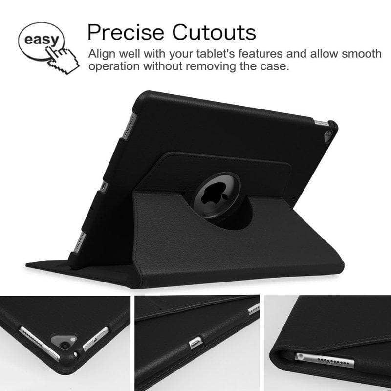 iPad Air 3 10.5 Inch Case (2019 Model A2152/A2123/A2153) - 360 Degree Rotating Leather Smart Cover with Stand for Work, Study & Travel Protection