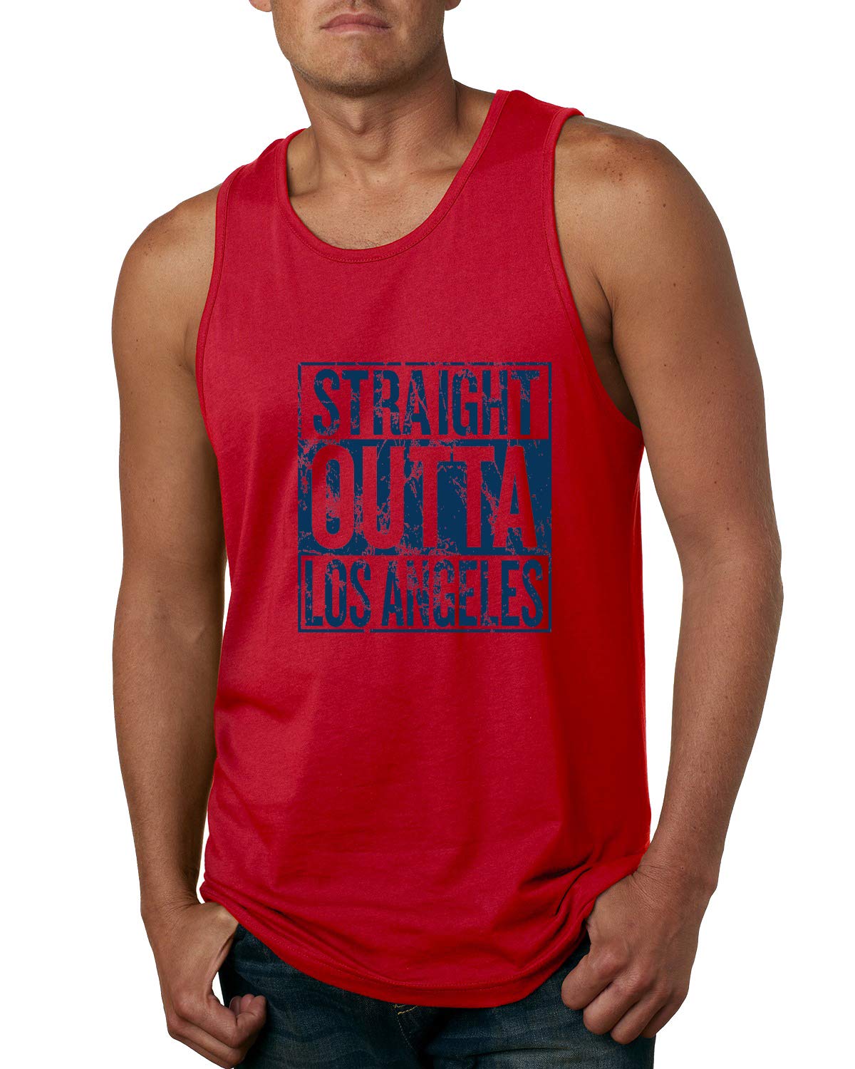 Straight Outta Arizona ARI Fan Graphic Tank Top for Men - Fantasy Baseball Sports Fan Apparel - Perfect for Game Day, Tailgating & Summer Outings