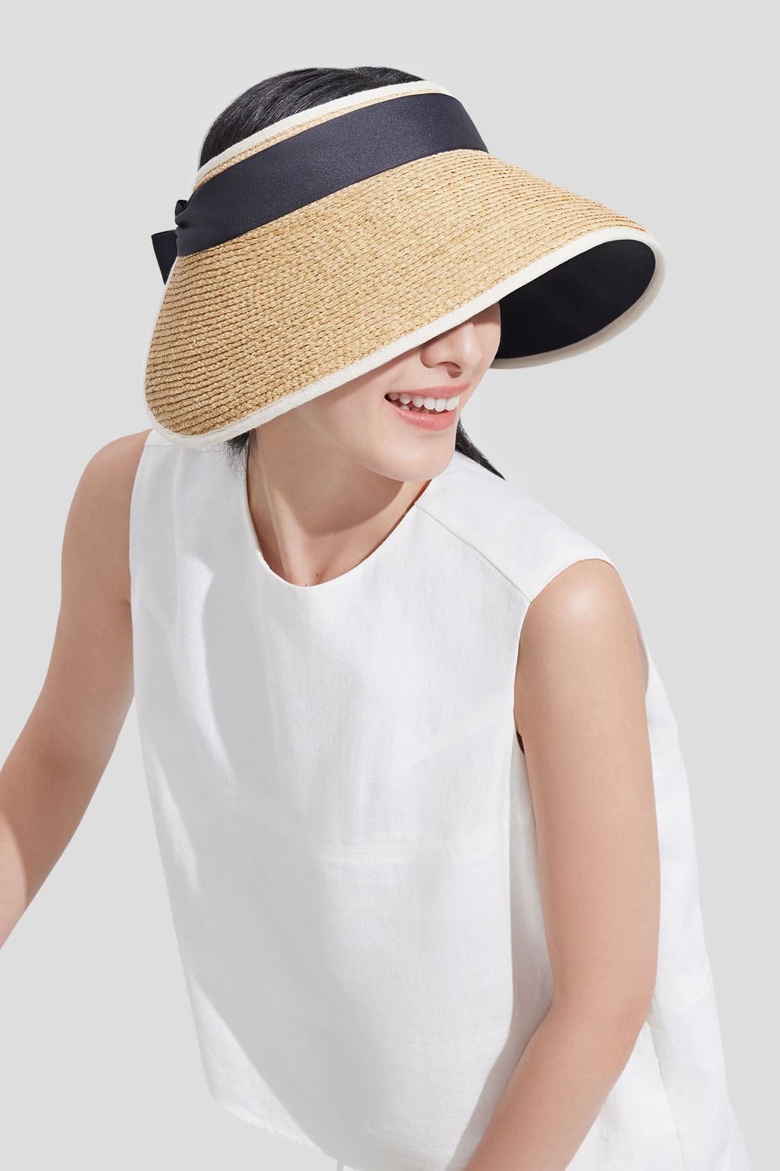 Oasys Women's UPF50+ Sun Protection Straw Hat - Wide Brim Beach Hat for Summer, Outdoor, Gardening & Travel