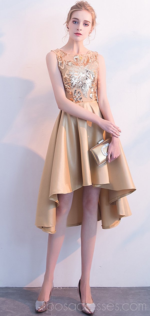Sparkly Gold Sequin Homecoming Dresses for Women - Elegant Short Prom Dresses for Party & Dance - CM799 | Perfect for Homecoming, Prom Night, Cocktail Parties & Special Occasions