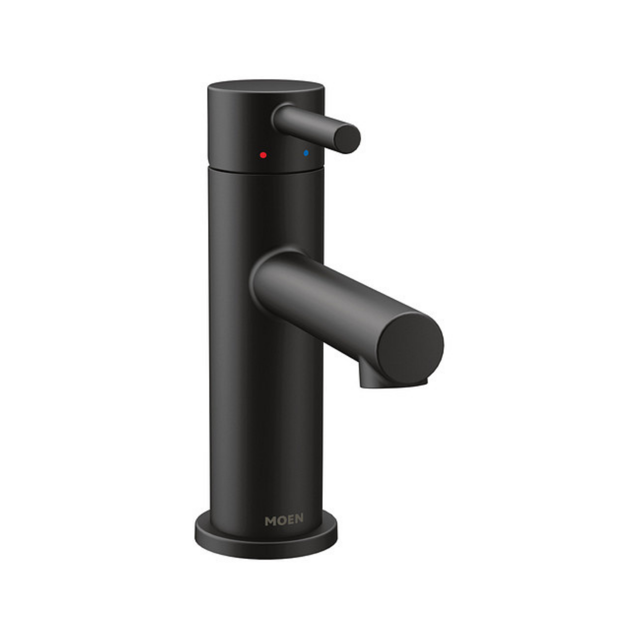 Moen Align Matte Black Single Handle High Arc Bathroom Sink Faucet - Perfect for Modern Bathrooms and Powder Rooms