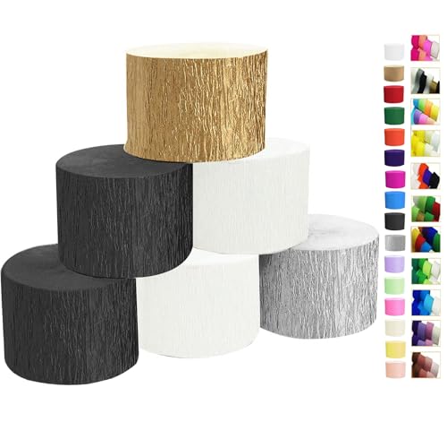Black, Gold, Silver，White